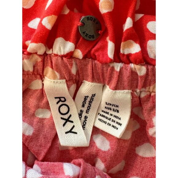 NEW ROXY Hibiscus Wild Dot Juniors' Another Day Printed Romper Size S - Picture 8 of 10